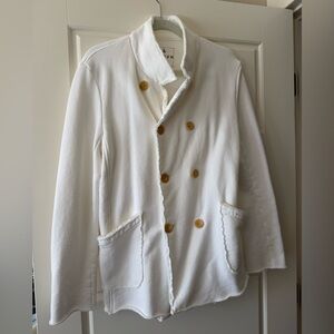 Frank & Eileen White Belfast Sweatshirt Pea Coat